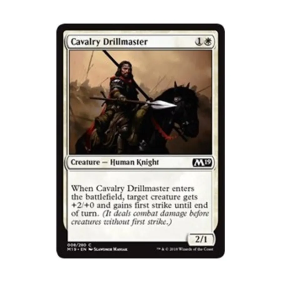 

CCG Кавалерийский инструктор (К), MTG - Core Set 2019