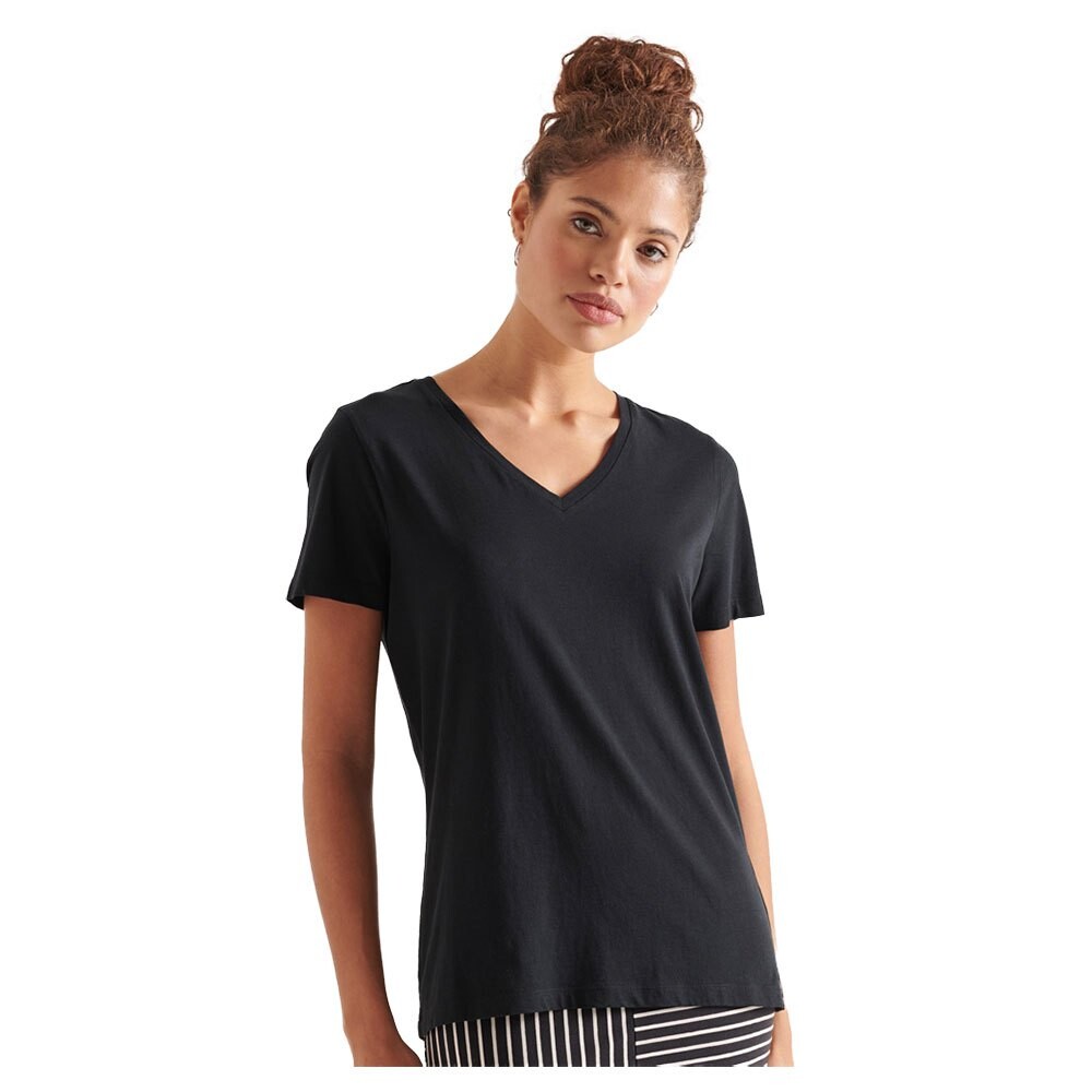 

Футболка Superdry Lightweight Essential Vee, черный