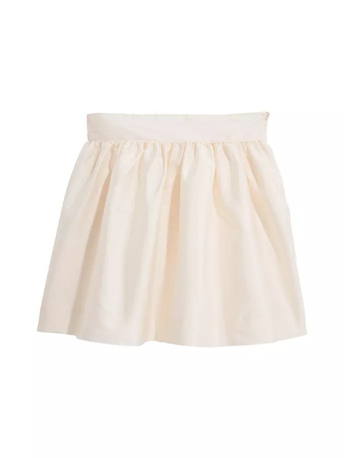 Праздничная юбка для маленьких девочек и девочек Bella Bliss, цвет ivory taffeta