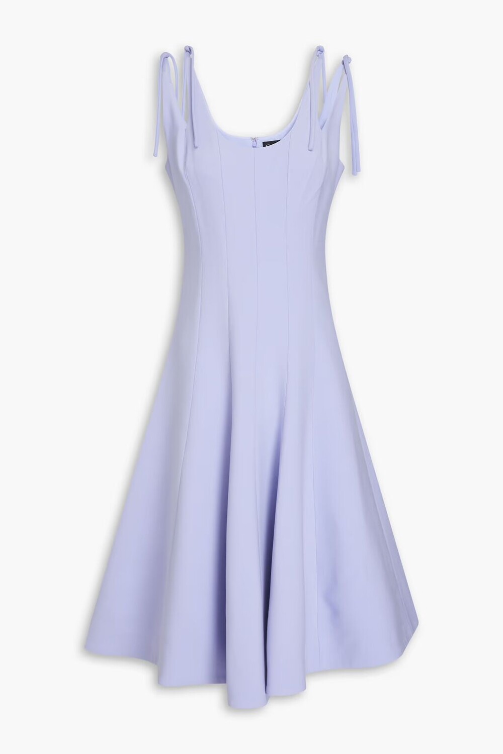 

Креповое платье из смесовой шерсти Oscar De La Renta, лаванда