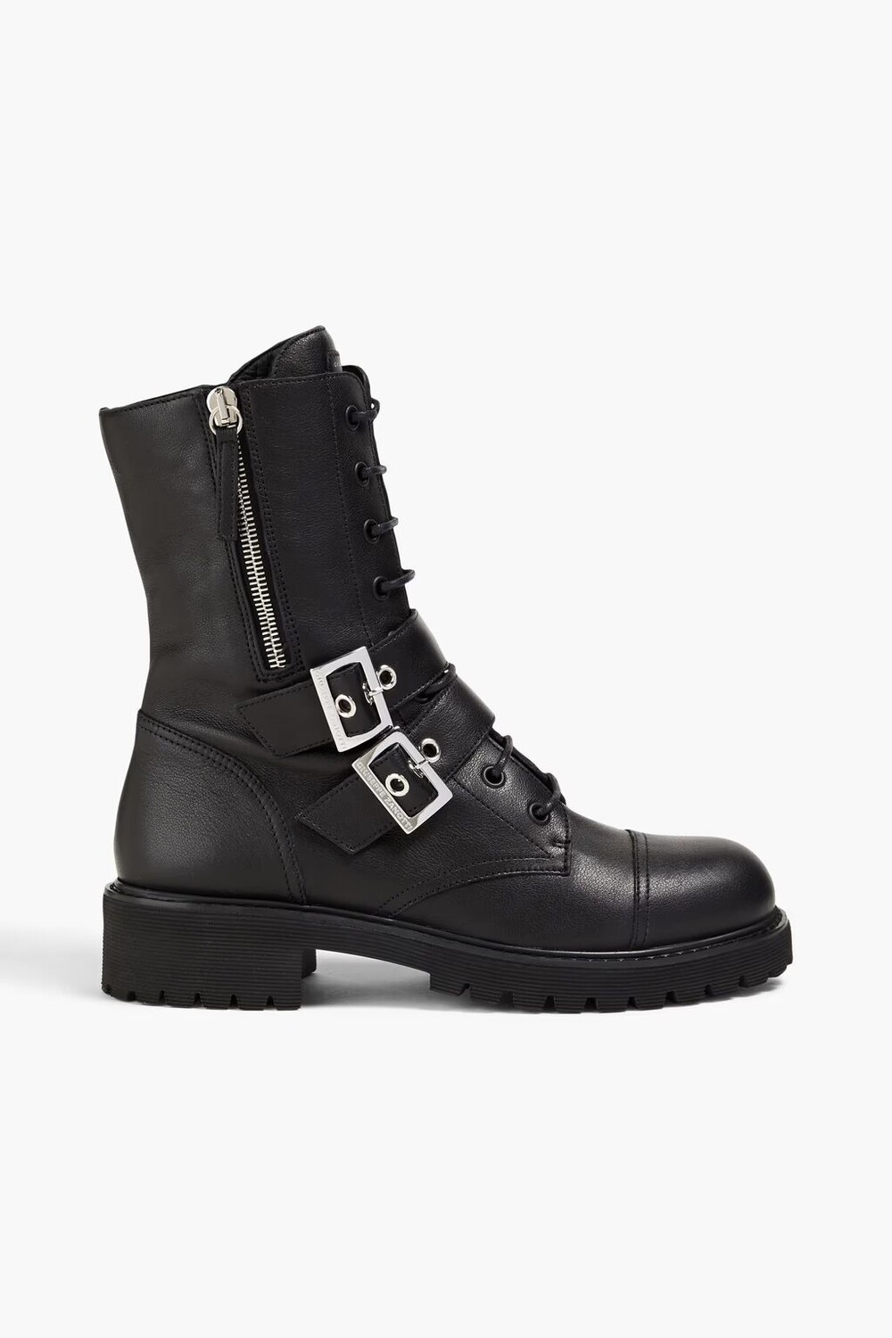 

Кожаные армейские ботинки Giuseppe Zanotti, черный