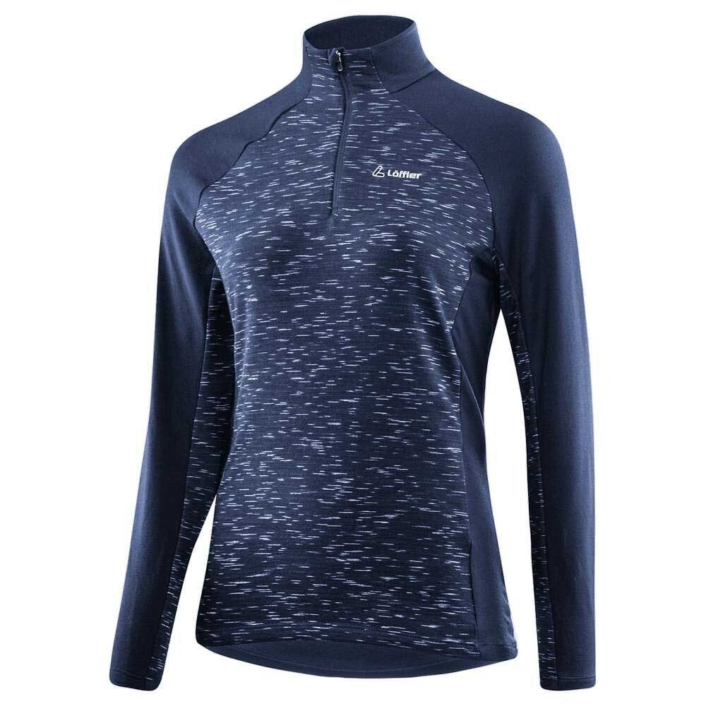 

Базовый слой с длинным рукавом Loeffler Starlit Transtex, синий