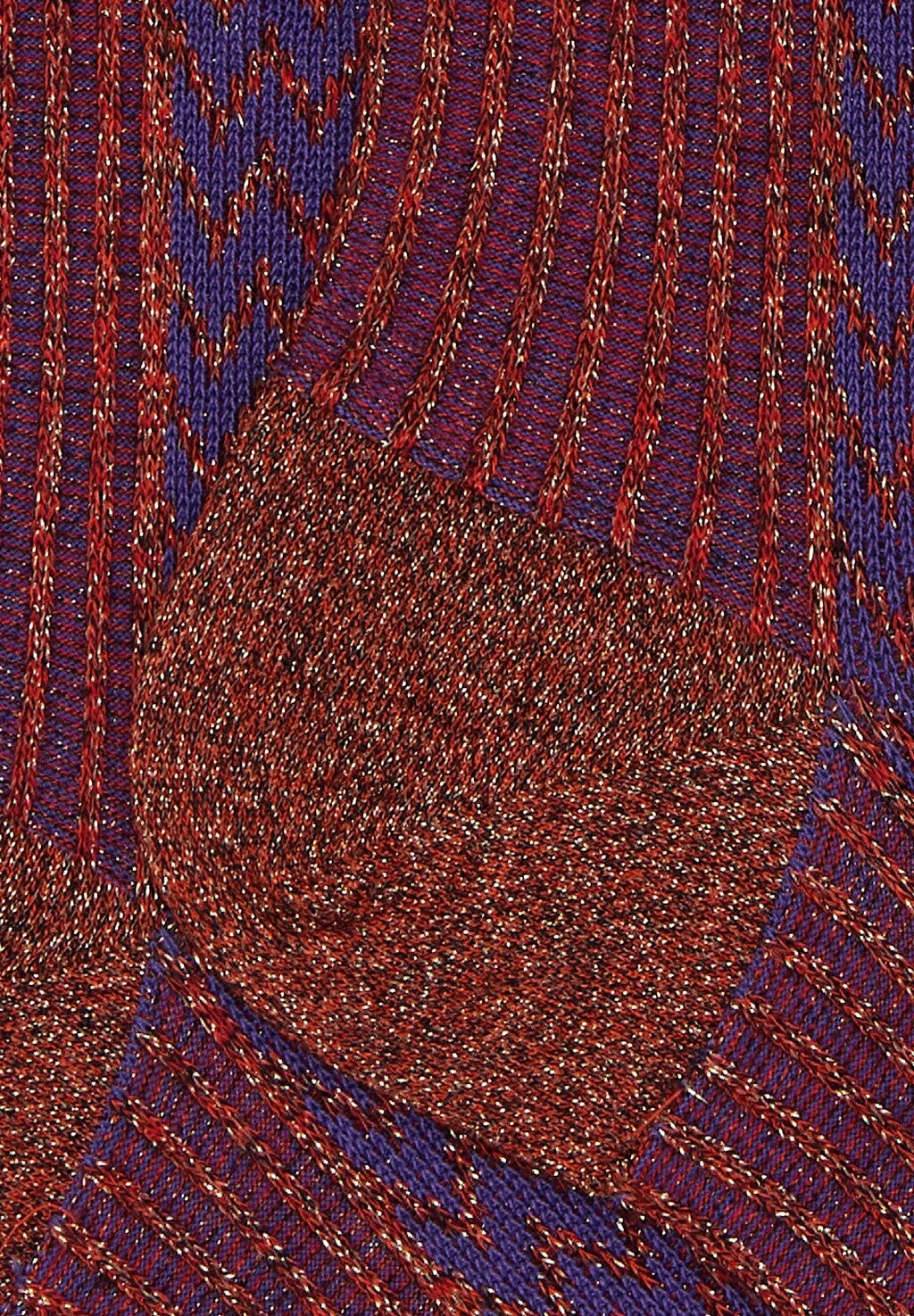 

Носки WITH SPARKLING TWIN-CHEVRON MOTIF Gallo, красный