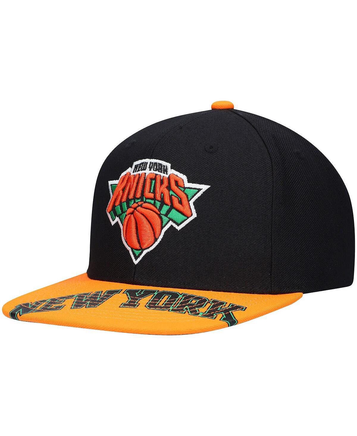 Мужская кепка с крышками черного и оранжевого цвета New York Knicks Current Reload 3.0 Snapback Mitchell & Ness вентилятор hx 302 16см 6 24v 12 15w диммер безлопастной black orange mitchell