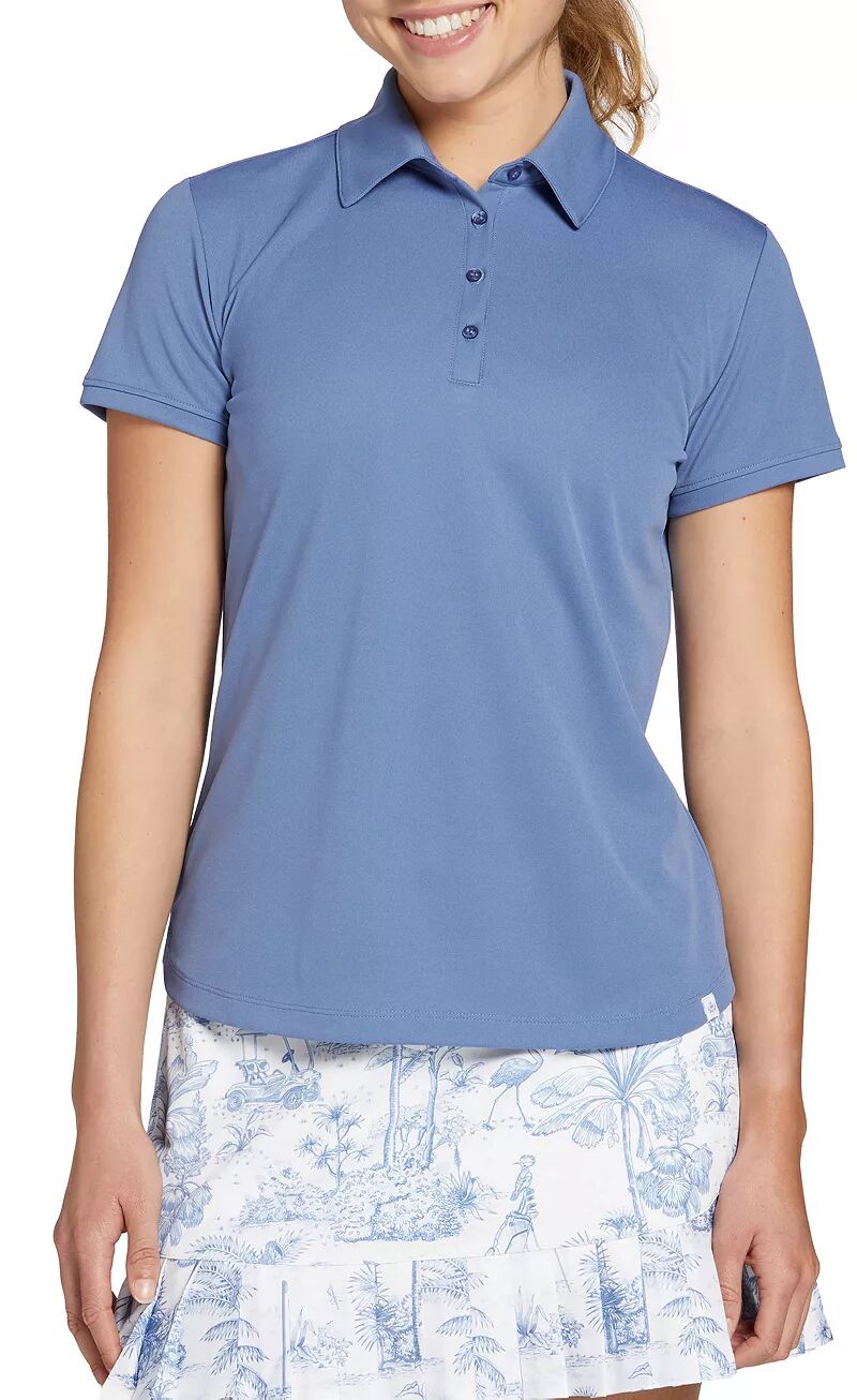 цена Женская рубашка-поло для гольфа с короткими рукавами Walter Hagen Clubhouse Pique