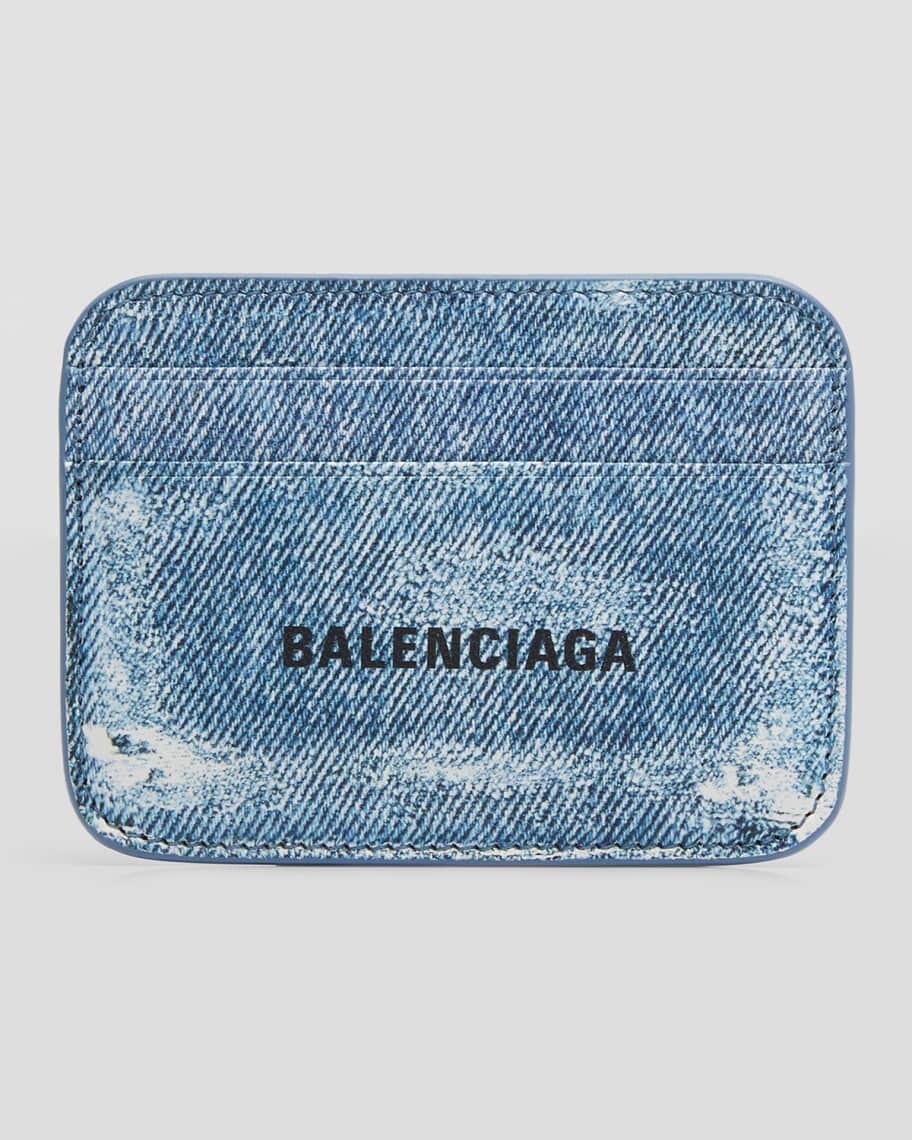 

Визитница Cash Denim с принтом Balenciaga