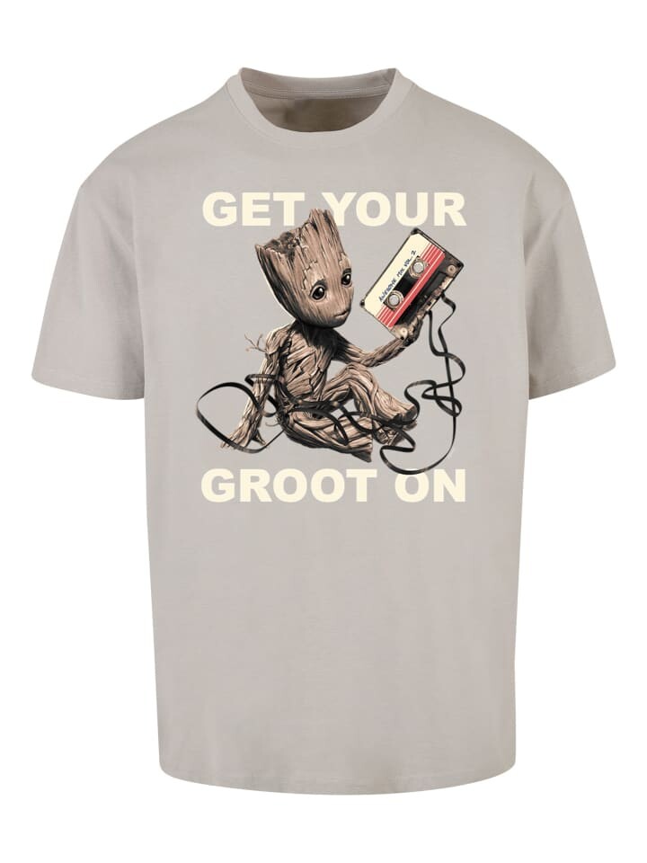 

Футболка F4NT4STIC Marvel Guardians of the Galaxy Get your Groot On, цвет lightasphalt