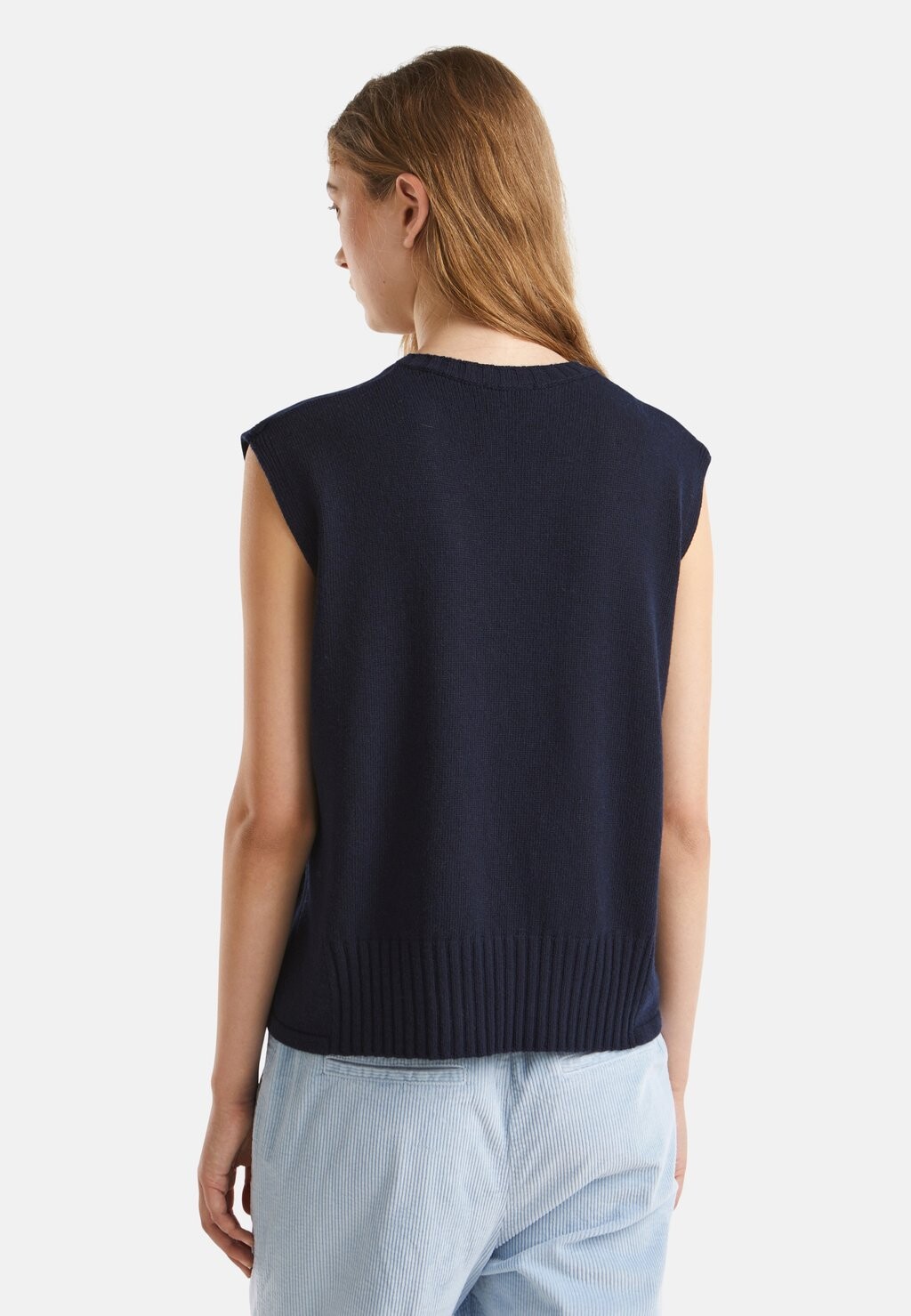 

Базовая футболка CREWNECK United Colors of Benetton, синий