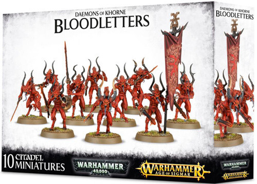 

Миниатюра Games Workshop Warhammer 40K/Age of Sigmar: Daemons of Khorne - Bloodletters