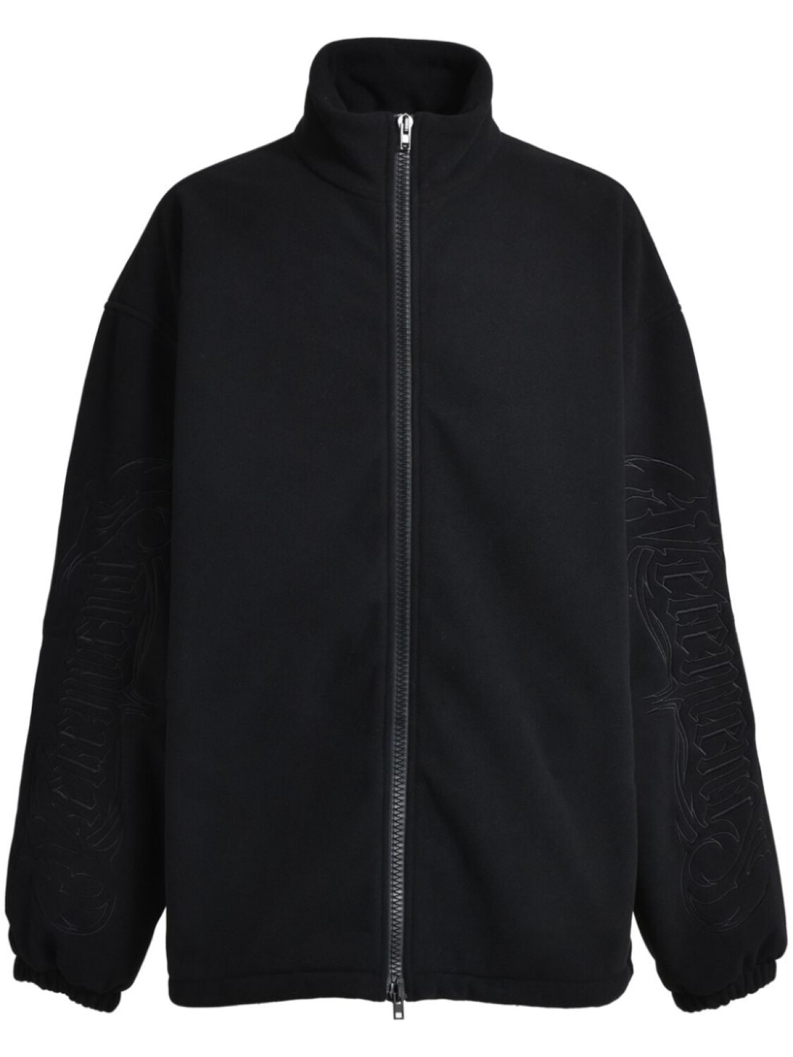 

Куртка с тисненым логотипом VETEMENTS, черный