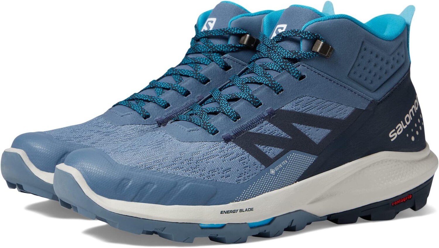 

Походная обувь Outpulse Mid GTX Salomon, цвет China Blue Carbon Lunar Rock