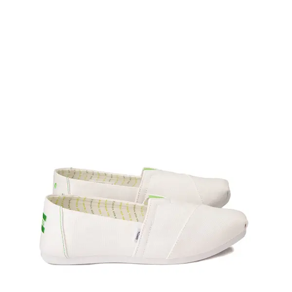 

Женские повседневные туфли без шнуровки TOMS Wear Good Alpargata, белый