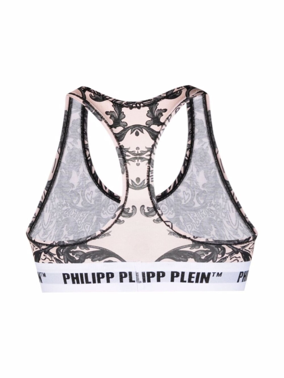 

Philipp Plein бюстгальтер с принтом New Baroque, розовый