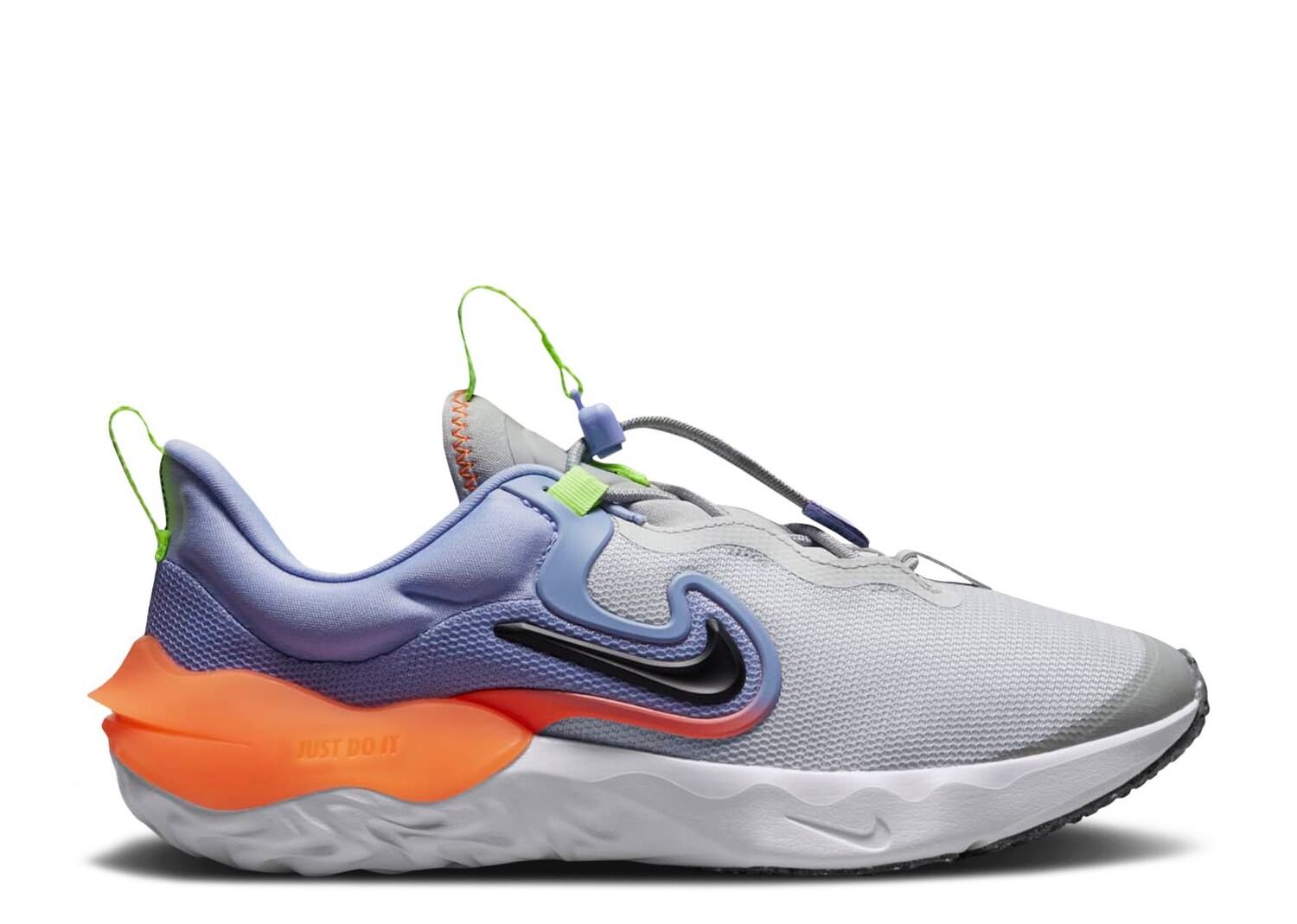 

Кроссовки Nike Run Flow Gs 'Photon Dust Purple Pulse', серый