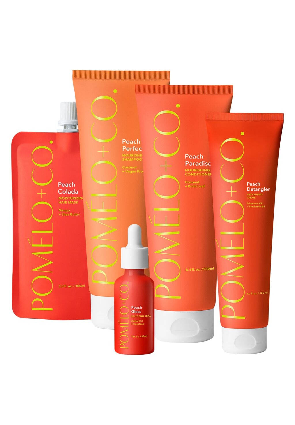 

Набор для волос Peach Everything Set Pomélo+Co, цвет .