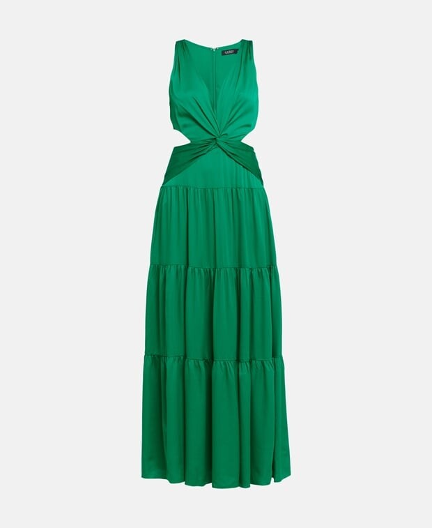 

Длинное платье Lauren Ralph Lauren, темно-зеленый