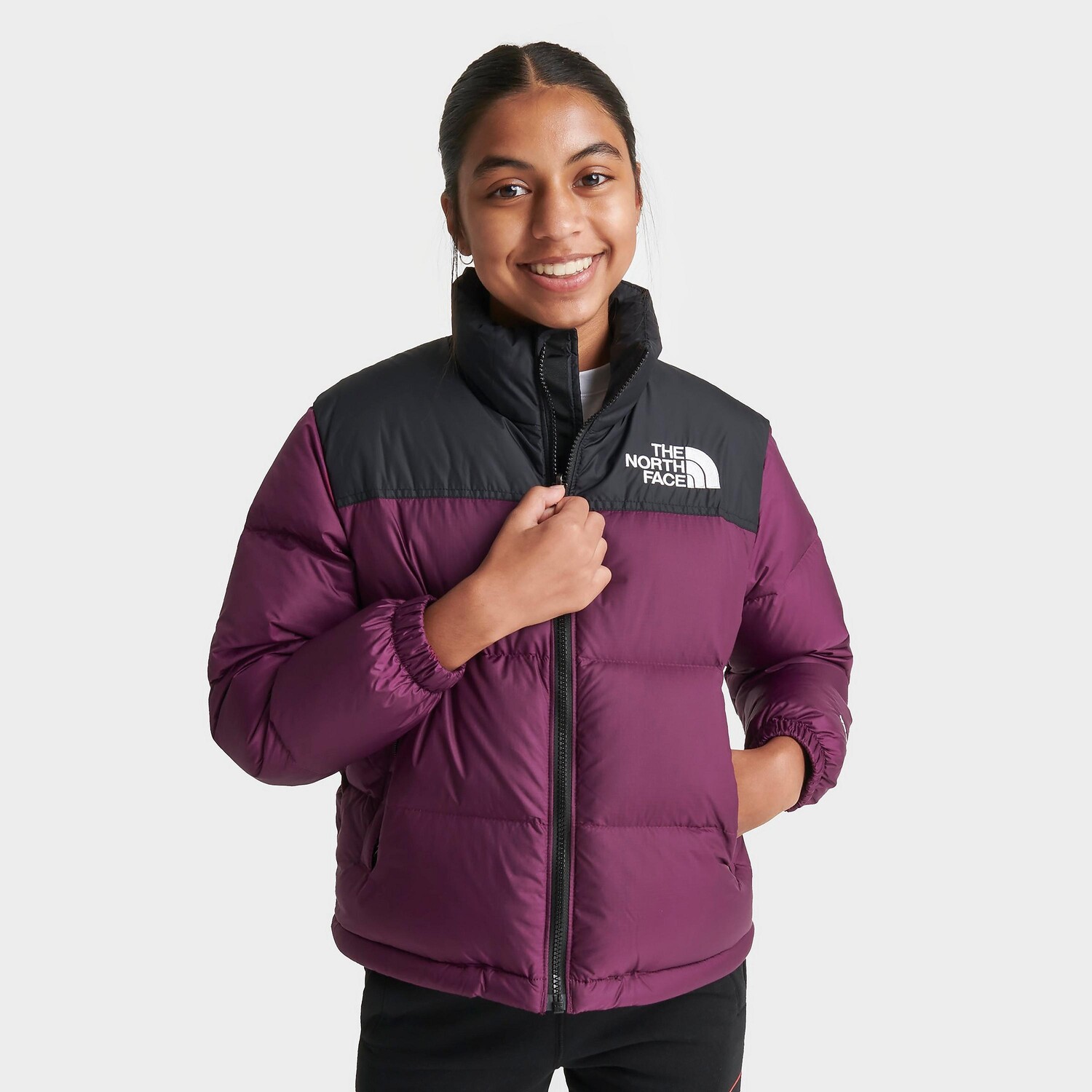 

Куртка Nuptse в стиле ретро 1996 года для девочек The North Face, фиолетовый