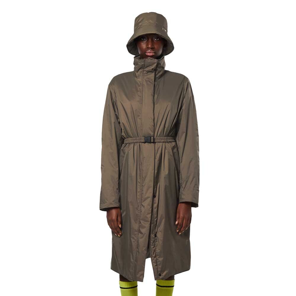 

Пальто Rains Long Padded Nylon, коричневый