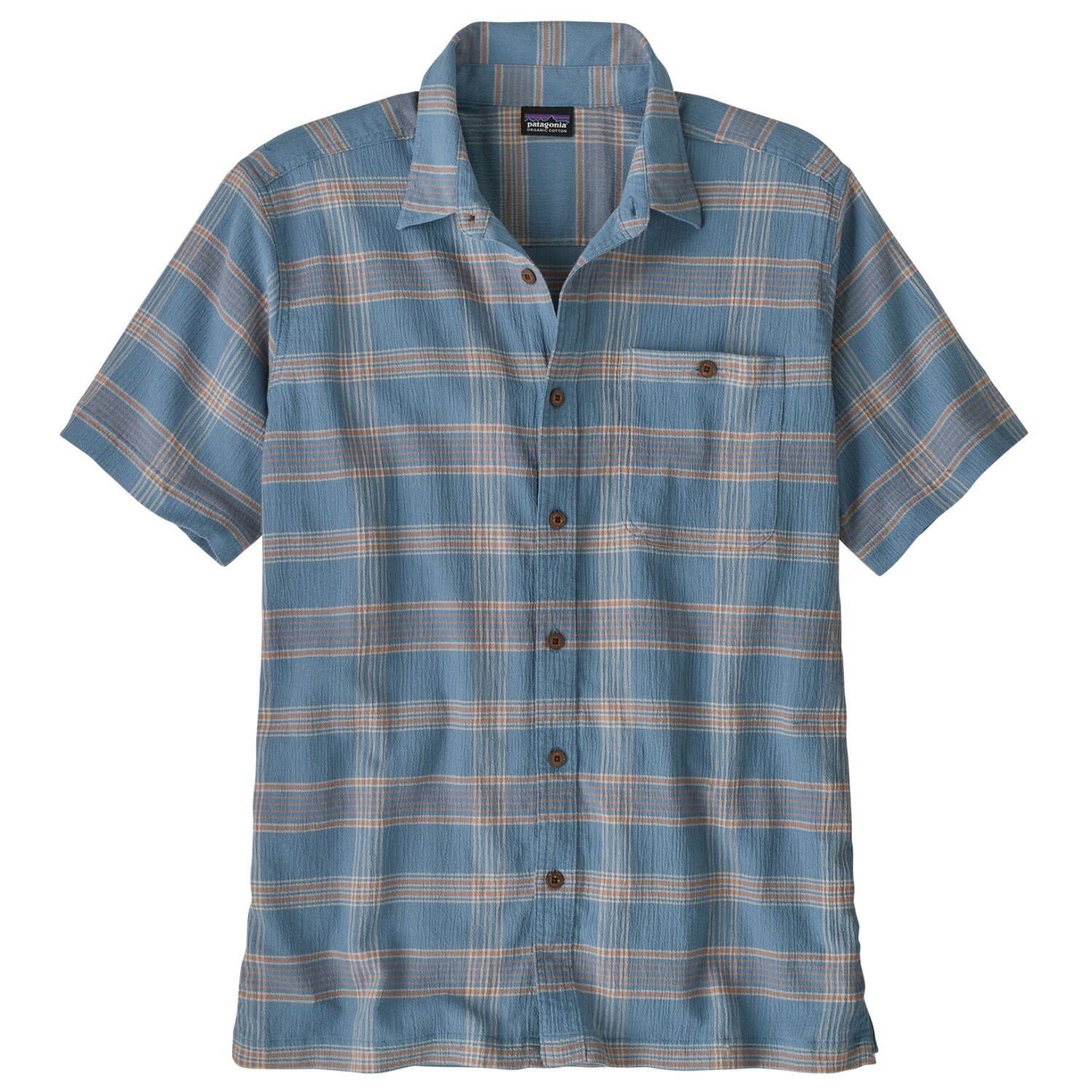 

Рубашка Patagonia A/C Shirt, цвет Discovery/Light Plume Grey