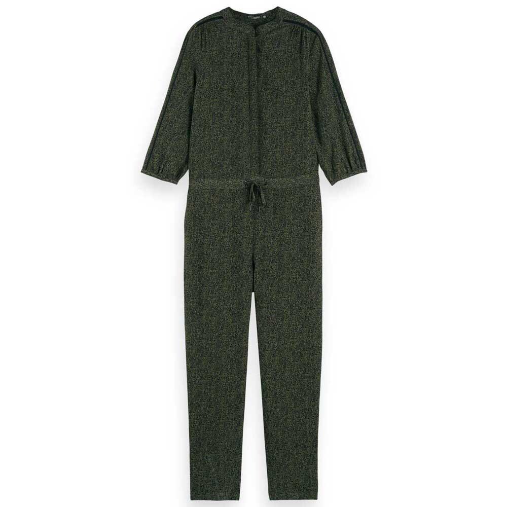 

Комбинезон Scotch & Soda Printed Jumpsuit, зеленый
