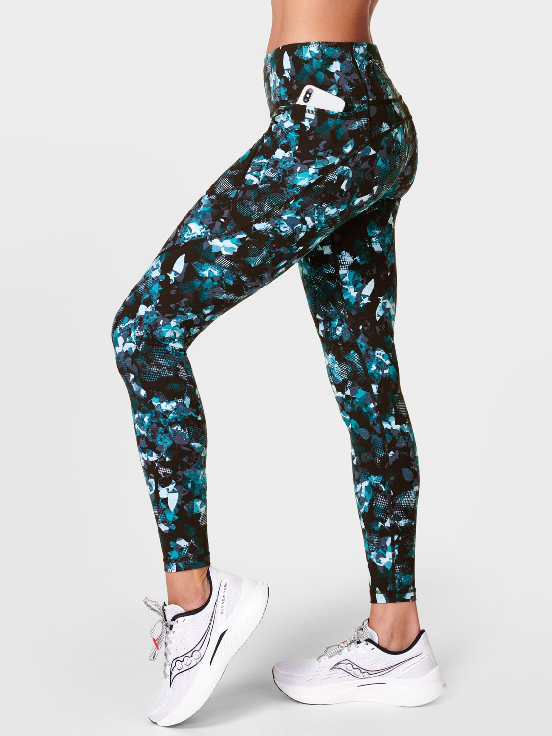 

Леггинсы для силовых тренировок 27 дюймов Sweaty Betty, синий свет