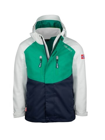 

Куртка Trollkids 3in1 Jacke Bryggen, цвет Wolkengrau/Pfeffergrün