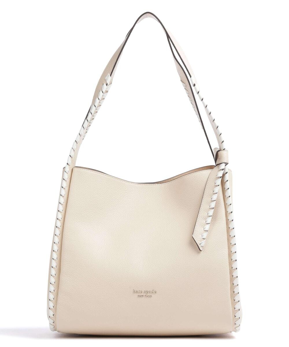 

Сумка-ведро Knott Whipstitched из зерненой кожи Kate Spade New York, бежевый