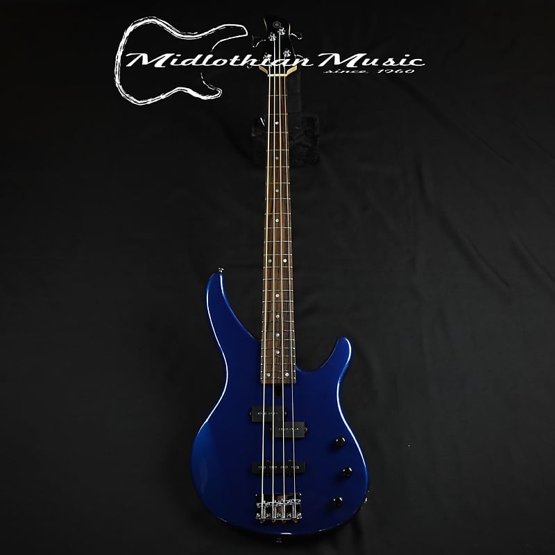 russtone rubs pb wh бас гитара 4 струнная Басс гитара Yamaha TRBX174 - 4-String Electric Bass Guitar - Dark Blue Metallic Finish @8.4lbs