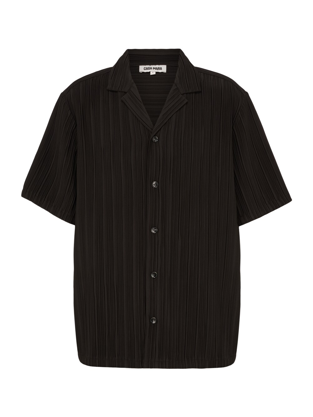 Комфортная рубашка на пуговицах Casa Mara Casa, черный фартук morbiflex casa grb1 a458 52