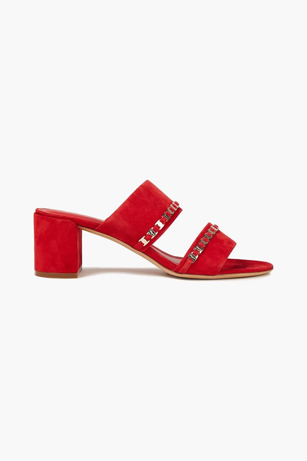 

Замшевые мюли Trabia, украшенные цепочкой FERRAGAMO, красный