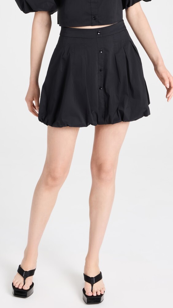 

Юбка SIMKHAI Bubble Hem, черный