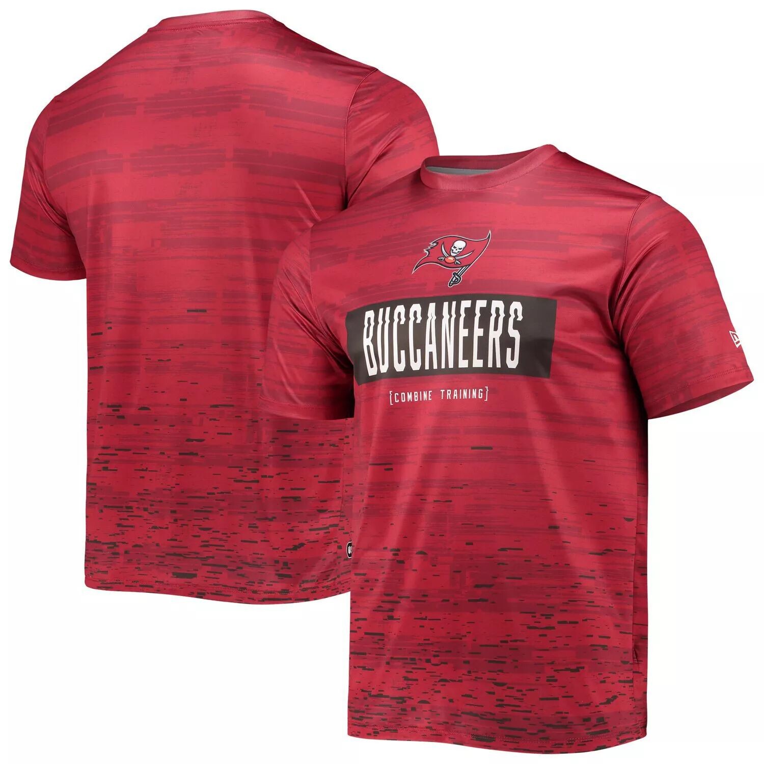 

Мужская красная футболка Tampa Bay Buccaneers Joint Authentic Sweep New Era, Красный