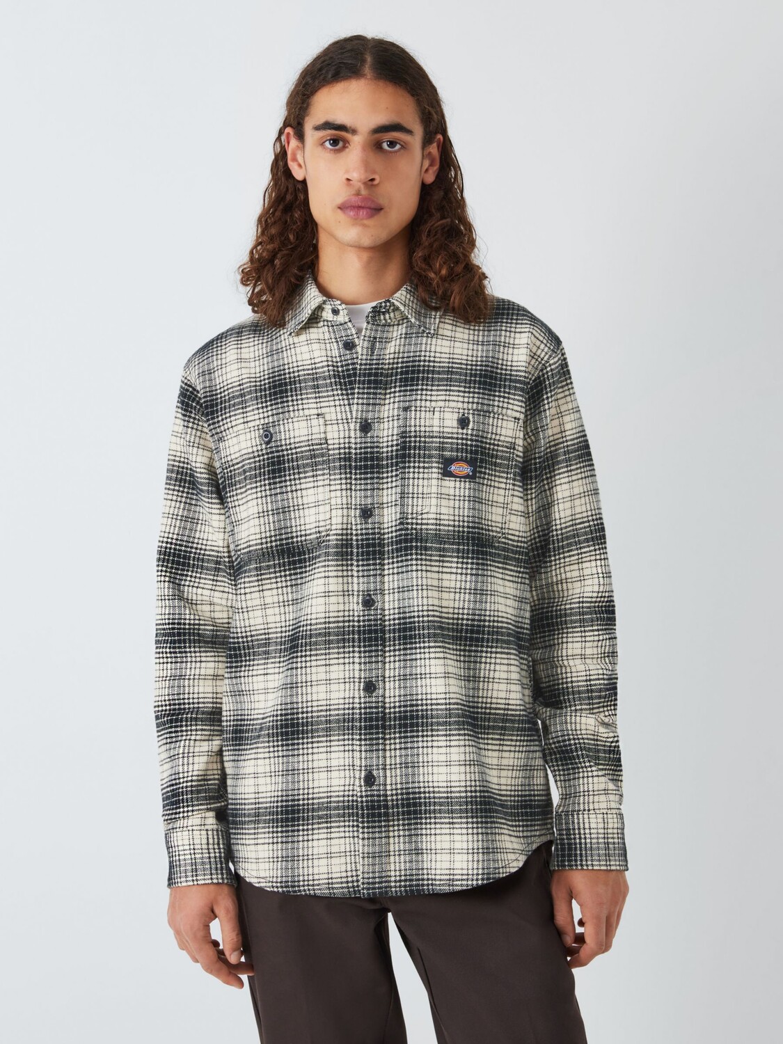 

Рубашка с длинным рукавом Evansville Dickies, серый/мульти