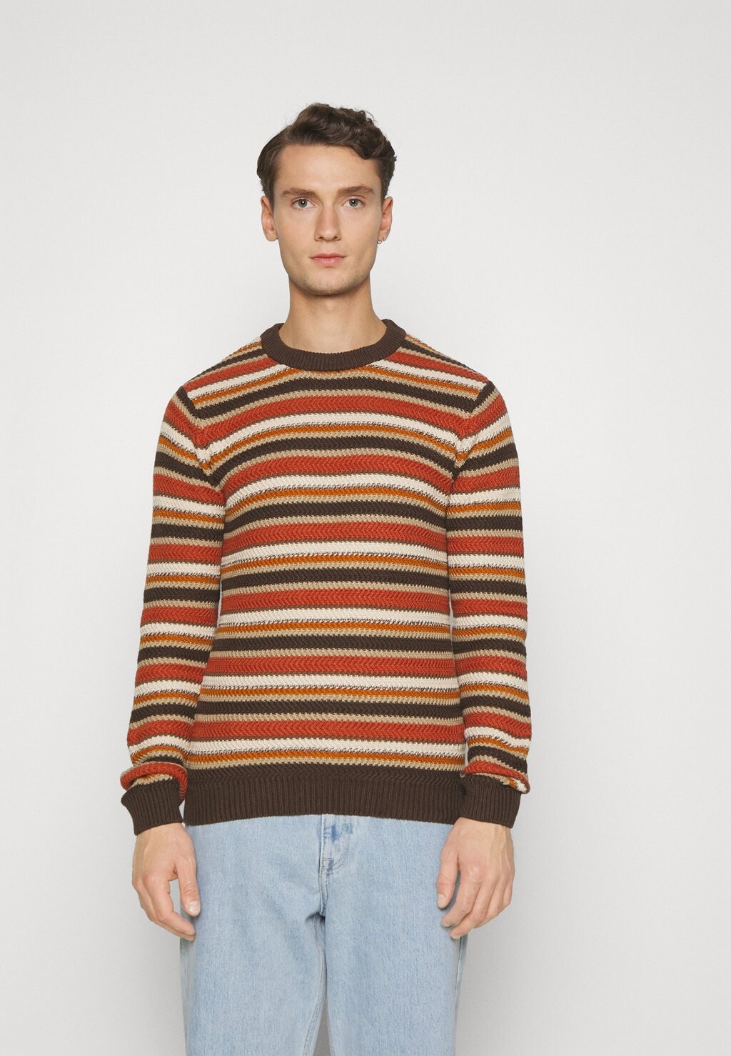 

Свитер Slhsoho Crew Neck Selected, мультиколор