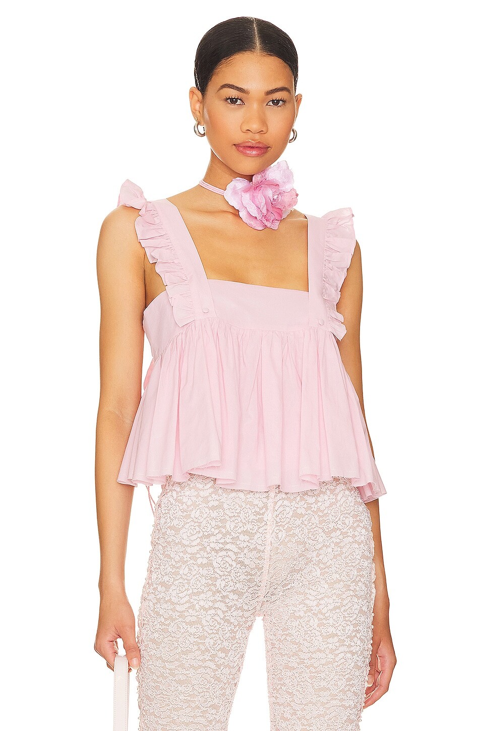 

Топ Selkie The Ruffle Apron, цвет Baby Soft