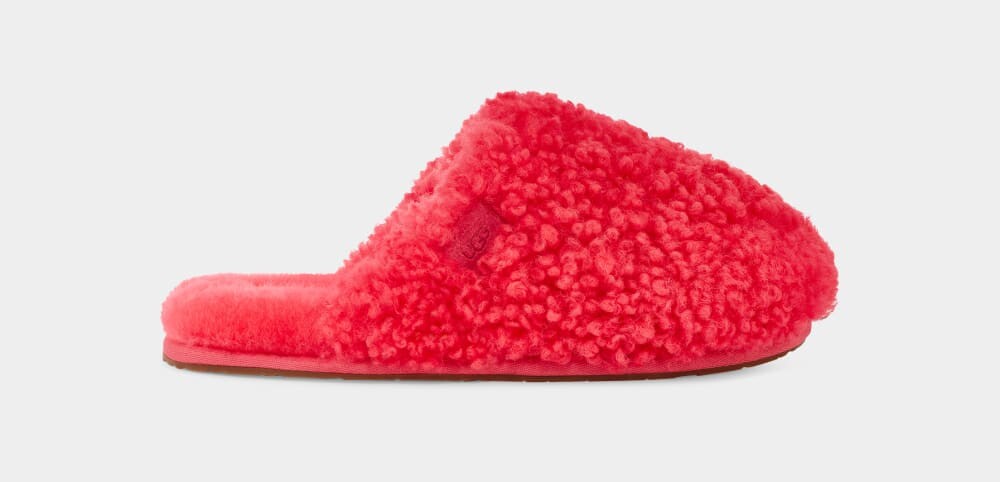 

Домашние тапочки Maxi Curly Slide UGG, розовый