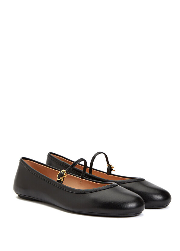 

Женские кожаные балетки carla black Gianvito Rossi