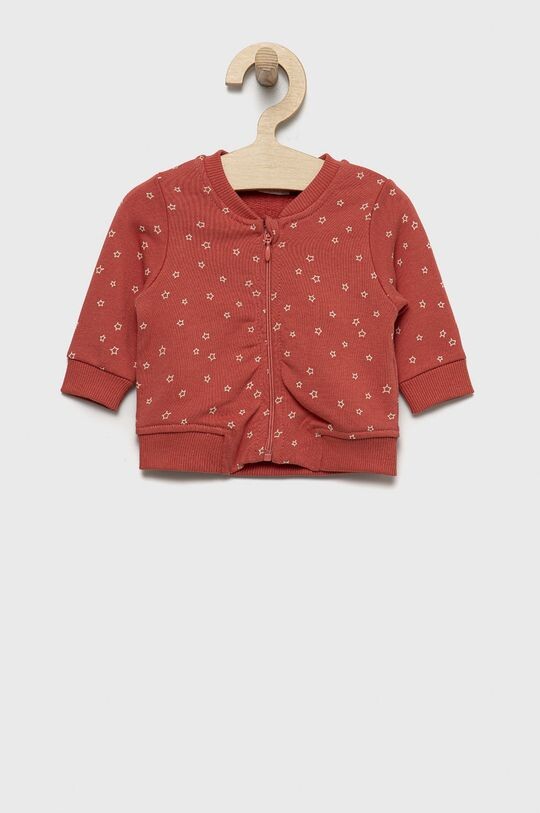 

Детская хлопковая толстовка United Colors of Benetton, розовый