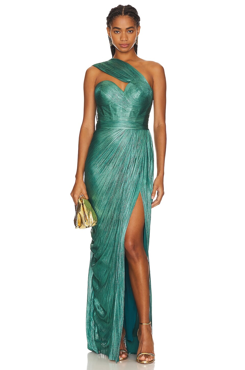 

Платье Maria Lucia Hohan Claudine Gown, цвет Teal