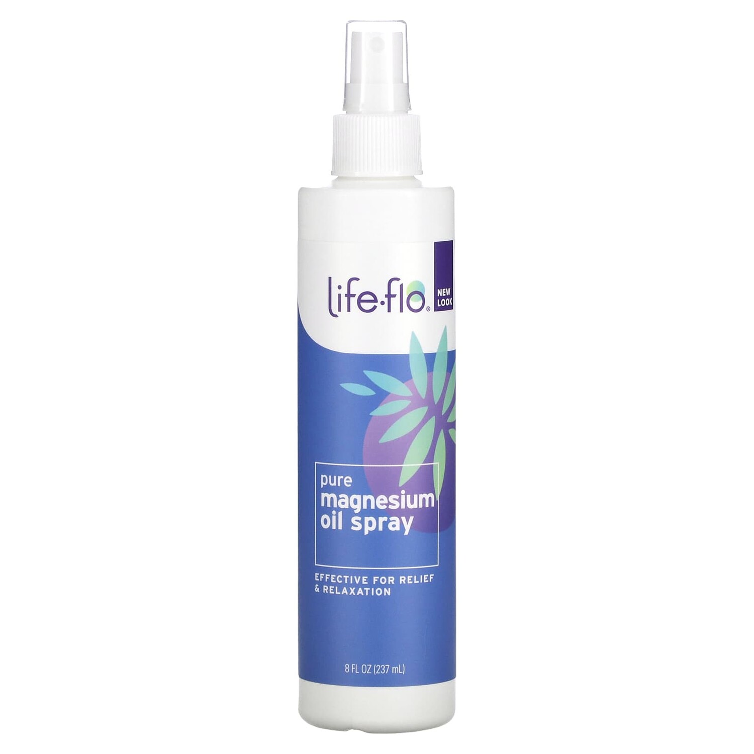 

Спрей из чистого магниевого масла, 237 мл (8 жидк. унций), Life-flo