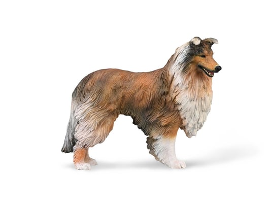 Collecta, Коллекционная фигурка, Длинношерстная шотландская овчарка собака длинношерстная стоит фарфоровая фигурка