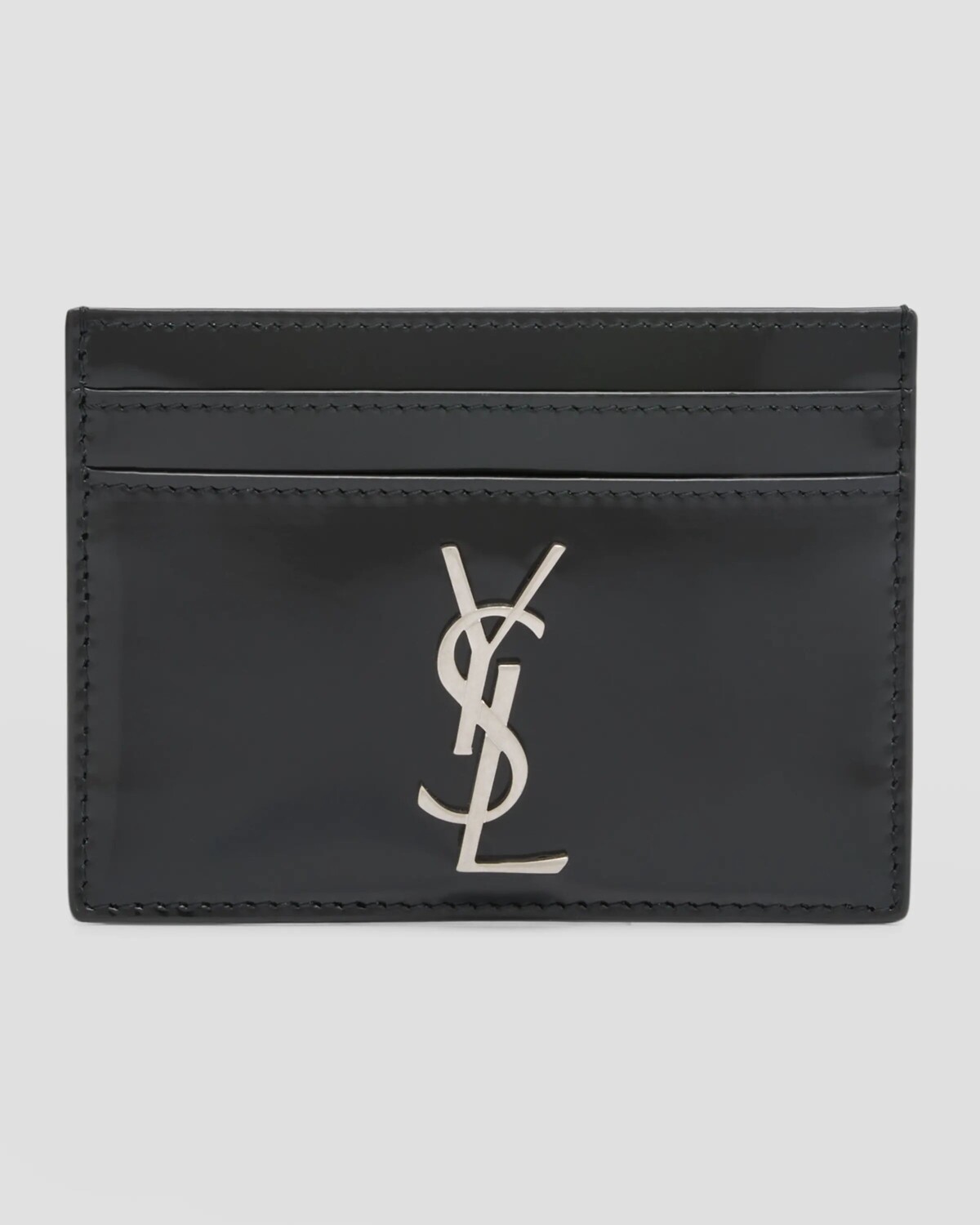 

Чехол для визиток YSL Monogram из кожи Spazzolato Saint Laurent, цвет Noir