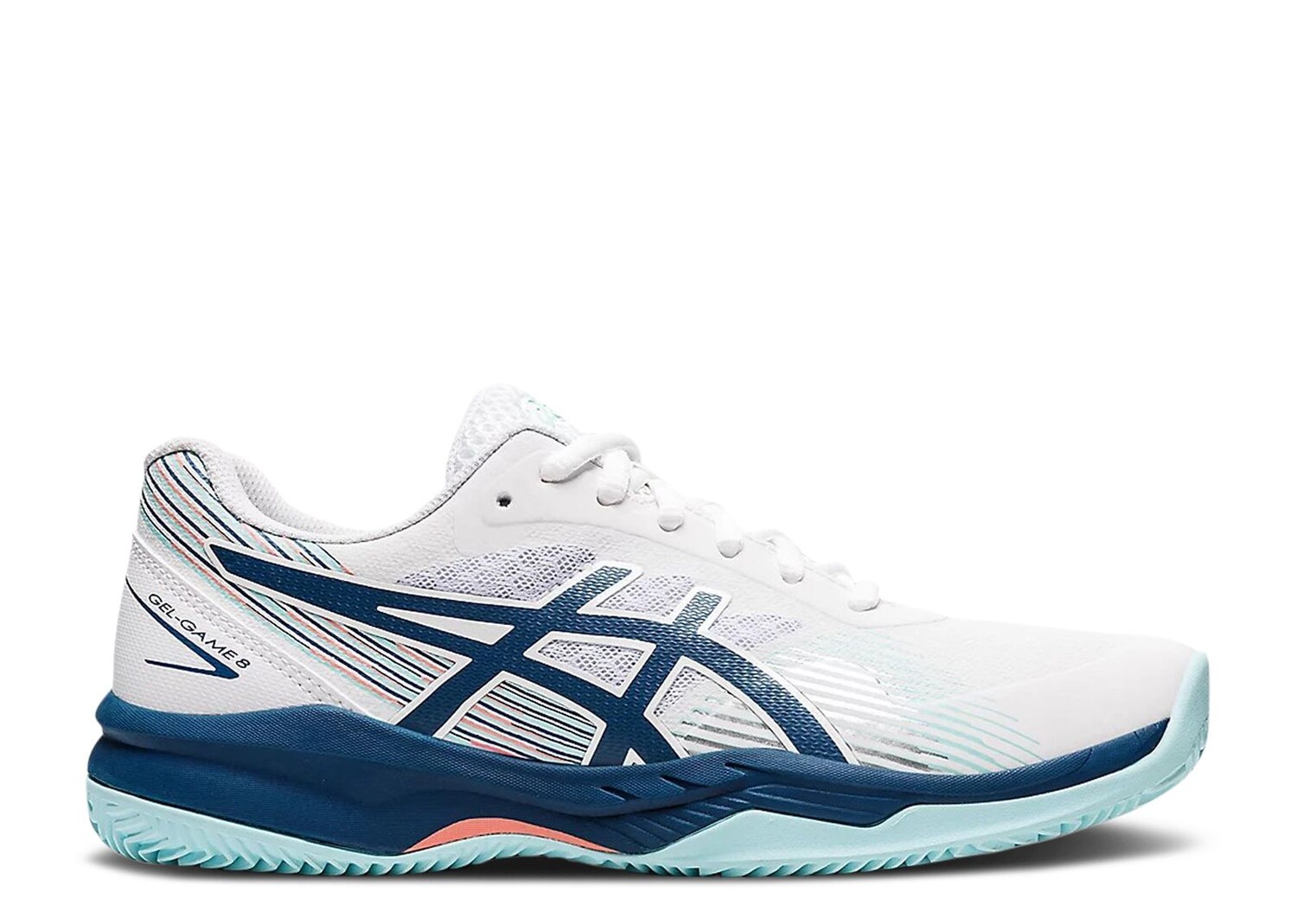

Кроссовки ASICS Wmns Gel Game 8 'White Light Indigo', белый