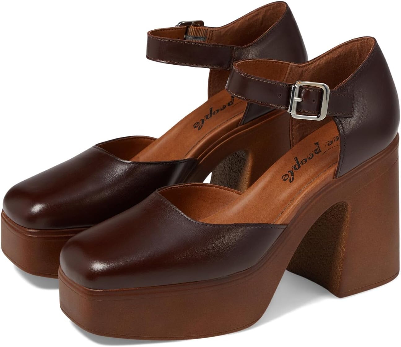 

Туфли Gwen Platform Mary Jane Free People, цвет Pecan