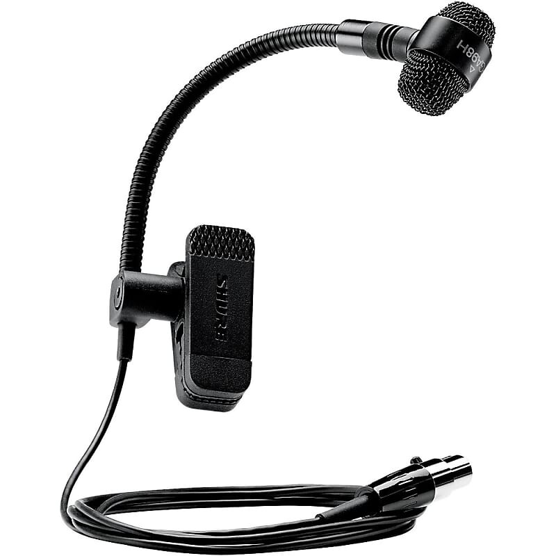 

Конденсаторный микрофон Shure PGA98H-TQG Cardioid Condenser Gooseneck Instrument Mic with TA4F Connector