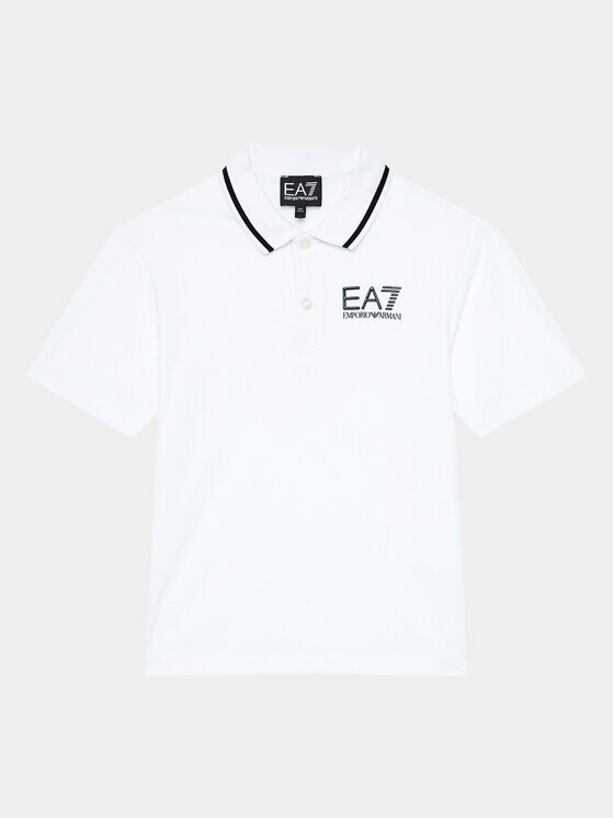 

Рубашка поло стандартного кроя Ea7 Emporio Armani, белый