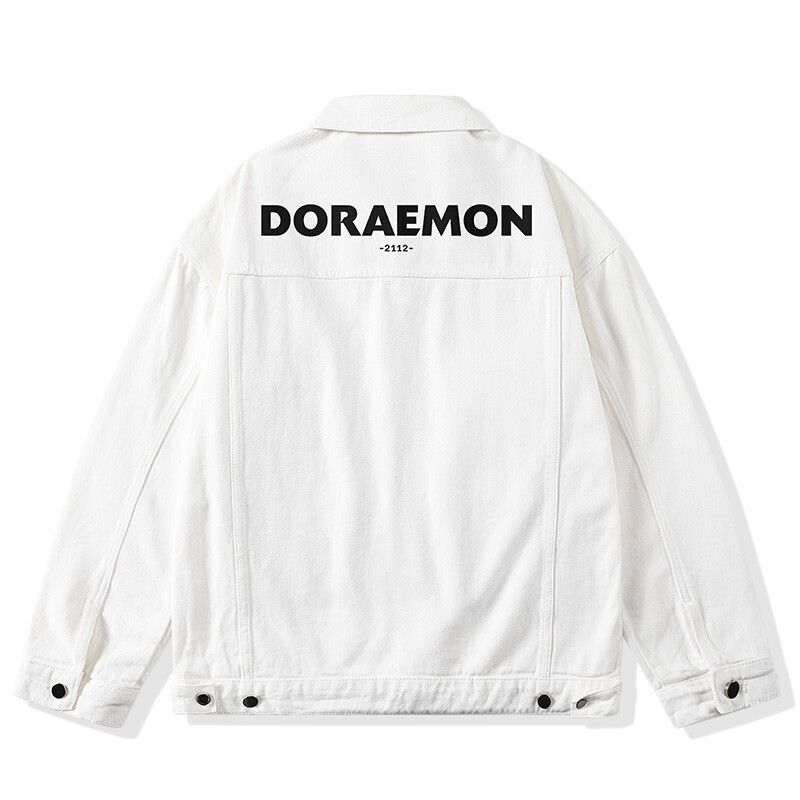 

Джинсовая куртка унисекс Doraemon, Белый
