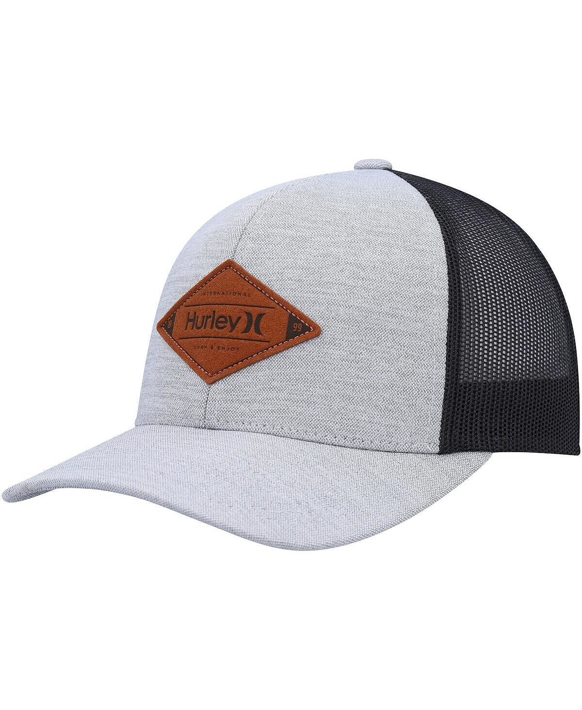 

Мужская серо-черная кепка Mesa Trucker Snapback Hurley