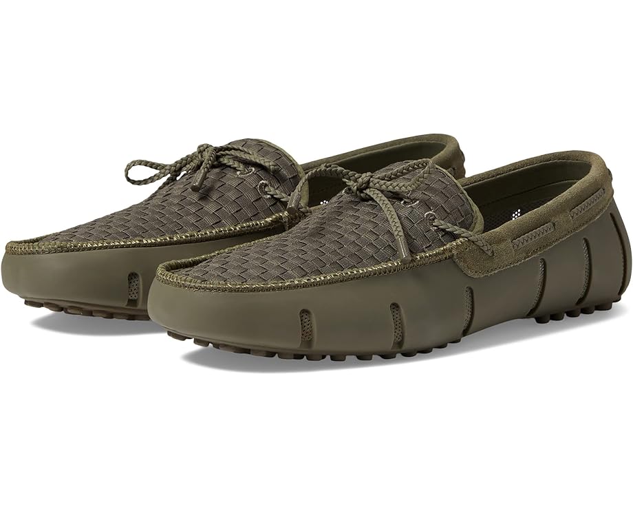 цена Лоферы SWIMS Lace Loafer Woven Driver, цвет Hickory