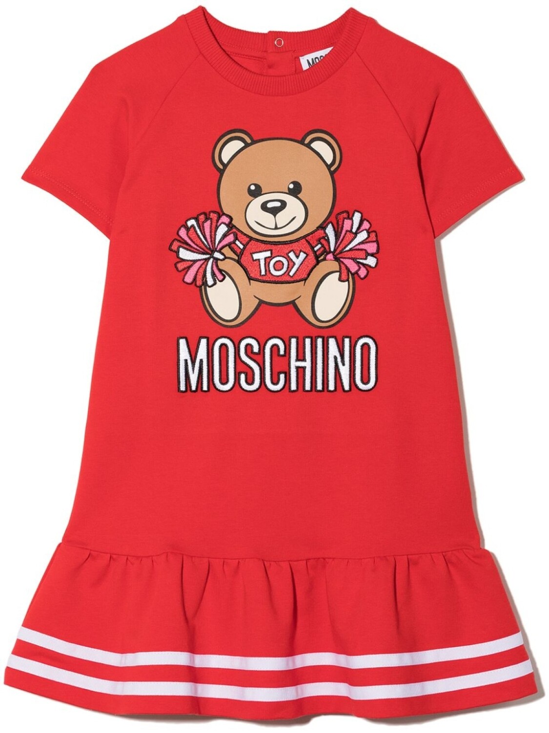 

Moschino Kids платье с принтом Cheerleader Teddy Bear, красный